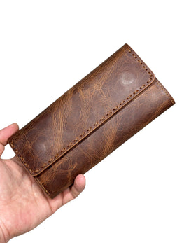 VENEZİA SERİSİ DERİ CÜZDAN - FINDIK KAHVE