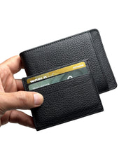 KANGURU SERİSİ DERİ CÜZDAN - SİYAH