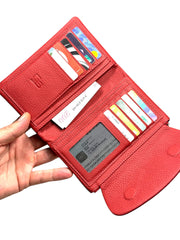 HOLYWOOD SERİSİ DERİ CÜZDAN - KIRMIZI