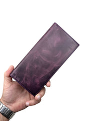 DOHA SERİSİ DERİ CÜZDAN - MOR CRAZY