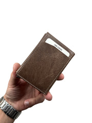 MEKA SERİSİ DERİ CÜZDAN - KAHVE