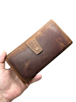 PARİS SERİSİ DERİ CÜZDAN - KAHVE