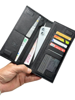 DOHA SERİSİ DERİ CÜZDAN - SİYAH