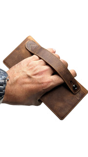 BRUGE SERİSİ DERİ CÜZDAN - FINDIK KAHVE