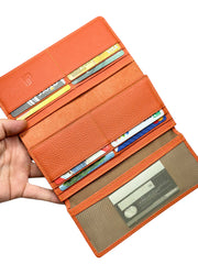 VENEZİA SERİSİ DERİ CÜZDAN - TURUNCU