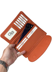 ROMA SERİSİ - DERİ CÜZDAN - TURUNCU