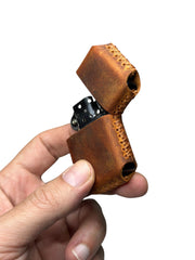 DERİ ÇAKMAK SERİSİ - KAHVE