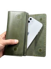 VENEZİA SERİSİ DERİ CÜZDAN - YEŞİL