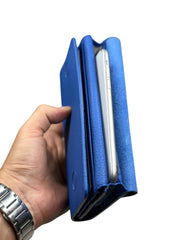 VENEZİA SERİSİ DERİ CÜZDAN - MAVİ