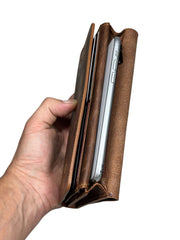 VENEZİA SERİSİ DERİ CÜZDAN - FINDIK KAHVE